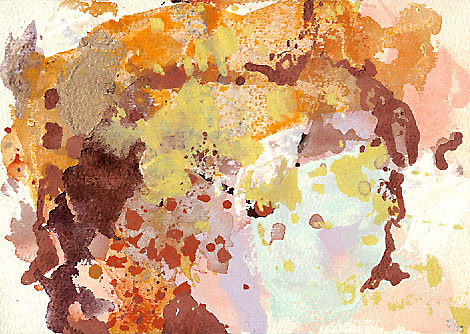 o.t., mixed media on paper,  ww '99