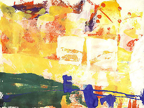 o.t., mixed media on paper,  ww 10'95